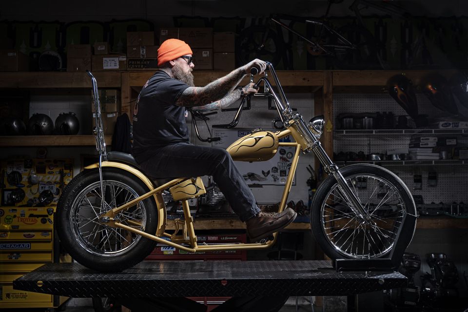 Harley chopper frame sale